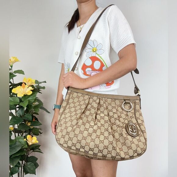 Pre-Owned Gucci GG‎ Canvas Sukey Shoulder Bag 296884 - Picture 12 of 12